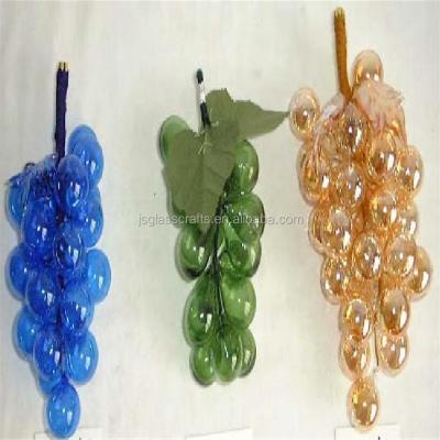 China All the word strings of vegetable and fruit glass grape and glass ornaments for sale