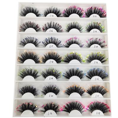 China Long Natural Vegan Full Strip Lashes Faux Mink 3d Customized Packing Color Lashes Eyelashes DD for sale