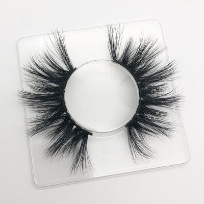 China Natural Luxury 3d 5d Mink Lashes Private Label 25mm Mink Lashes Mink Lashes Fluffy Strips for sale