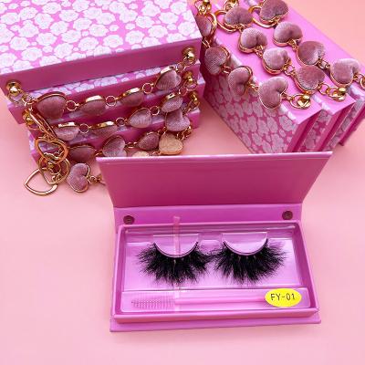 China Long natural 3d mink lashes wholesale 25mm fluffy 3d mink lashes wholesale 3d mink lashes for sale