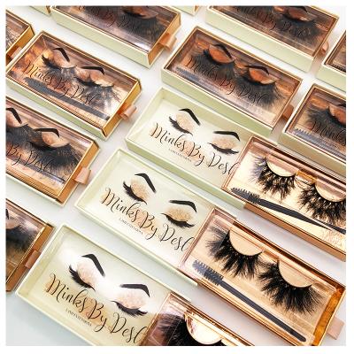 China Lashes And Eyelash Accessories Thick Wholesale Mink Lashes And Eyelash Packaging Vendor Customized Boxes for sale