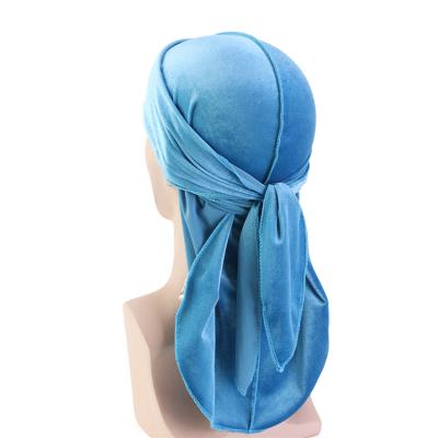 China Outdoor Popular Hot Selling Velvet Durags Durag Women Designer Casual Durag For Men for sale