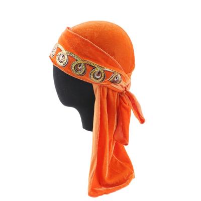 China Outdoor factory main product durag for women customize silk durags men silk durags for sale