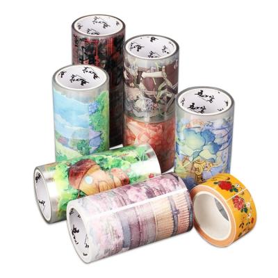 China Manufacturer Direct Sale Waterproof PVC Waterproof Clear Custom Masking Adhesive Washi Tape Roll for sale