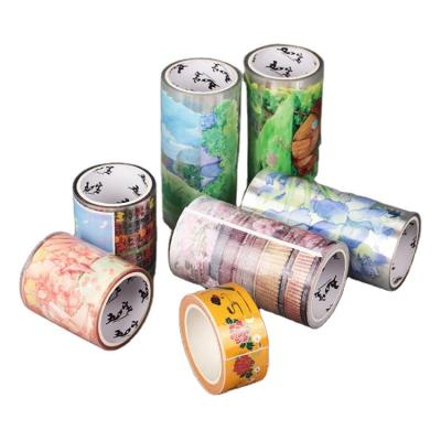 China Waterproof CMYK 15mm Wide Gold Colored DIY Metal Craft Washi Foil Washi Masking Tape for sale