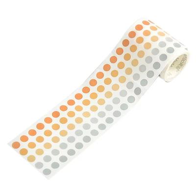 China Wholesale Waterproof DIY Die Cut Dot Masking Washi Tape Colorful Tearable Adhesive for sale