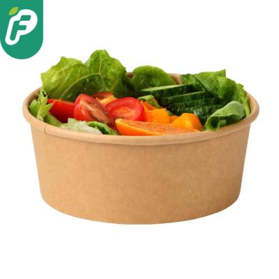 China Eurasian Brown Bear Soup Disposable Salad Packaging Bowl 1300ml 40oz BIO Nature BIO Takeout Container with lid for restaunrant for sale