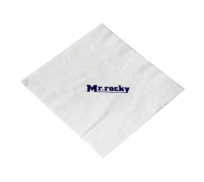 China Printed Customized White Paper Towel Restaurant Hotel Towel for sale