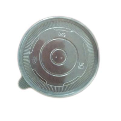 China Non-refillable flat plastic cover 90mm, 100mm, 112mm, 120mm, 135mm, 140mm, 150mm, 165mm, 175mm, 183mm pp food container cover for sale