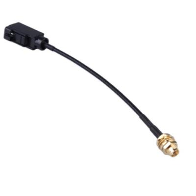 China Telecommunication Black FAKRA A To SMA Female Pigtail Antenna RF Coaxial Cable Assembly RG178 RG316 for sale