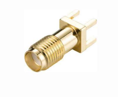 China Telecommunication SMA PCB Mounting Female Connector for sale