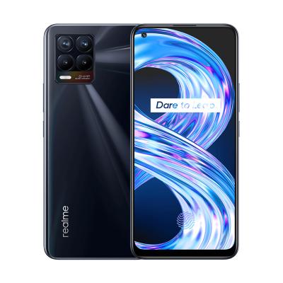 China Original Dual SIM Card Realme 8 Phone 8GB 128GB 6.4inch AMOLED Display 5000mAh Battery 30W Charging Cell Phone Smartphone for sale