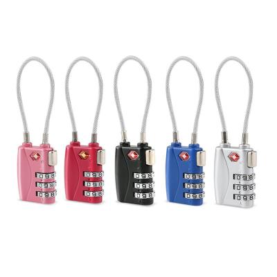 China High Quality 3 Digit Combination Drawer Security Zinc Alloy Luggage / Baggage Lock Tsa Approved Lock for sale