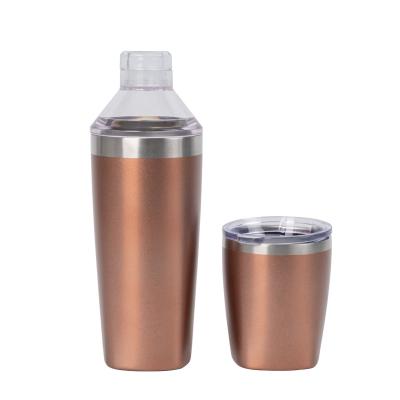 China Viable Barware Item 20oz Vacuum Tumbler And Stainless Steel Cocktail Shaker for sale