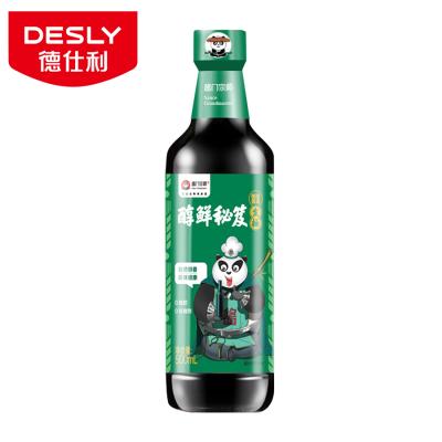 China Wholesale 500ml pure fresh soy sauce grandmaster secrets soy sauce with factory price 500ml for sale