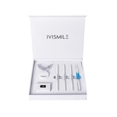 China Connect to Cell Phone or Power Bank IVISMILE Stain Remover Warmer Effects Non Sensitive Teeth Whitening Kit for sale