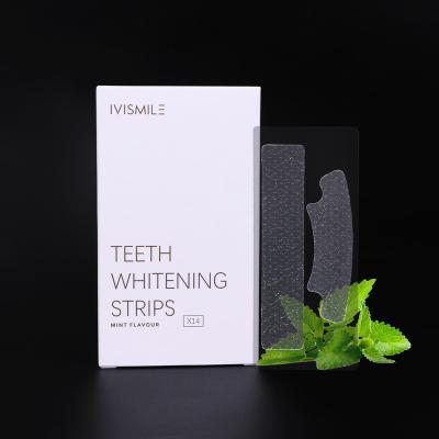 China IVISMILE 2021 New Convenient Formula 6%HP Fast Bright Smile Teeth Whitening Strips Print Logo OEM for sale