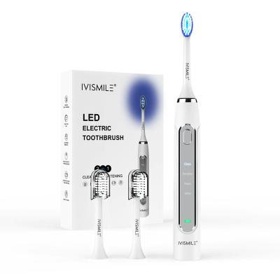 China Adult Household Soft Bristle IVISMILE Electric Toothbrush Battery Operated With LED for sale