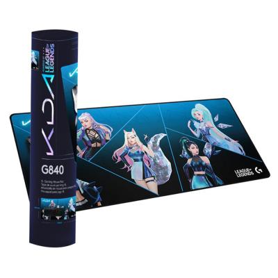 China LogitechG840 Large Loose Original Oversized Game Rubber Mat KDA 800 300 3mm E-sports Gaming Mouse Pad for sale