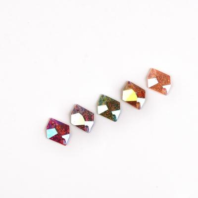 China Marquise Shape Resin Rhinestones Crystal Handmade Flatback Buttons Beads For Crafts Accessories for sale