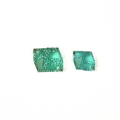 China Handmade Sew On Flatback Rhinestone Two Holes Beading Stones For Clothes for sale