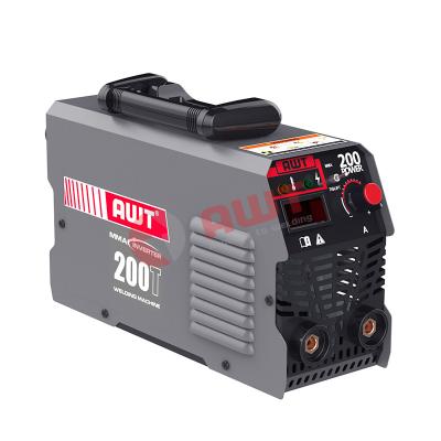 China MMA66-200 Welding Machine MMA66-200 Arc Welder AWT Brand Home Use Portable Digital Smart Inverter Welder for sale