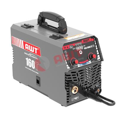 China MIG66-160 PORTABLE High Quality Digital Welder AWT Brand Home Use Inverter Smart Welder Muttahida Majlis-e-Amal FLUX MIG GAS MIG SHIELD Welding Machine for sale