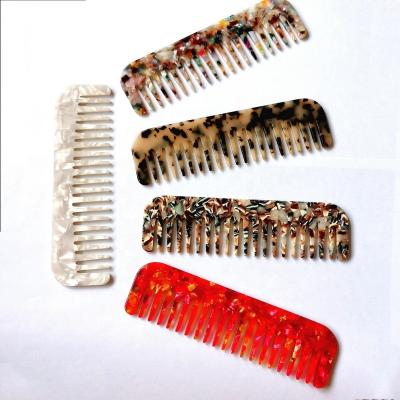 China New Acetate 3mm Acetate Hair Comb Sale Women Beauty Acid Hot Sale Acrylic Hair Comb High Quality 65 Pass Reach And Prop prop 65 for sale