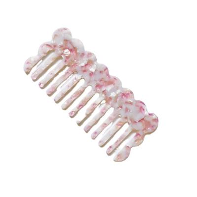 China Fashion Luxury Hot Sale Acetic Acetic Acrylic Anti-Static Hair Comb Simple Hair Comb 3mm Acetate Hair Comb Simple Hair Can Add Logo Prop 65 Compliant for sale