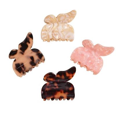 China New Design Acetate Butterfly Hairpin Original Luxury Hair Claw High Quality Colorful Stylish Women's Young Hair Accessories Hair Claws for sale