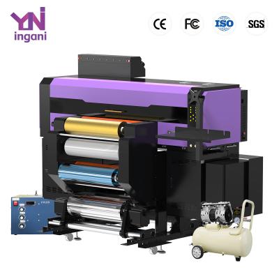 China 4 Head Gold/silver foil effect making in one time 60cm UV DTF Printer for sale