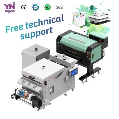 China 30cm DTF EPSON I1600*2 Dual Head T-Shirt Printing With Powder Shaker Machine for sale