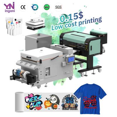 China 12 Inch DTF EPSON I1600*2 Dual Head T-Shirt Printing With Powder Shaker Machine for sale