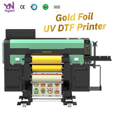 China Golden Supplier Impresora UV DTF I3200 Hoofd A1 UV DTF Printer met goudfolie 60cm Te koop