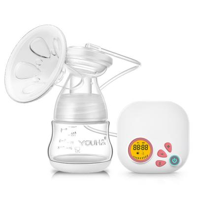 China YOUHA BPA Free Breast Milk Pump and Electric Electric Breast Feeding Baby Breast Pump Rechargeable Pump for sale