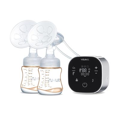 China BPA Free Portable Electric Breast Pump With White LED Light Display for sale