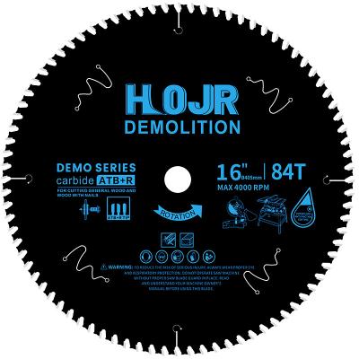 China For Cutting General Wood and Wood with Nails HOJR 16in x 84T Diablo Circular Saw Blade for General Wood and Wood with Nails for sale