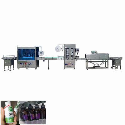 China Oral Liquid Bottling And Labeling Machine 0.6-0.8Mpa Glass Bottle Filling Machine for sale