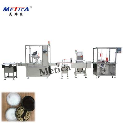 China Servo Driven Bottling Production Line 3Kw 220V For Loose Powder for sale