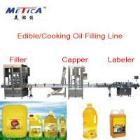 China 220V Edible Coconut Oil Bottling Production Line 1500BPH for sale