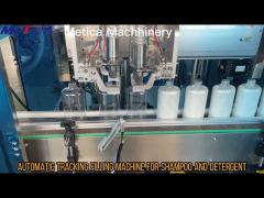 High Speed Auto Bottle Filling Machine For Shampoo Detergent