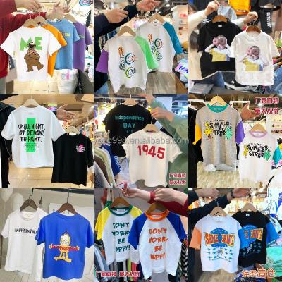 China Children's Wear Girl's T-shirt Boy's Summer Compressed T-shirt Baby Short Sleeved Coat Baby for sale