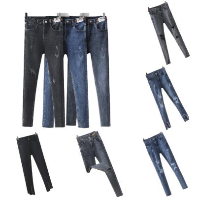 China Hot New Summer Factory Supplies Trend High Stretch Ladies Slim Jeans Breathable for sale