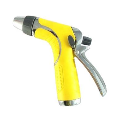 China Zinc Handle Soft Garden Hose Nozzle Adjustable Car Wash Spout for sale