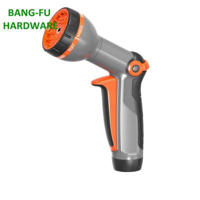 China Variable Flow Control Plastic Trigger 9-Way Spray Nozzle Gun For Garden for sale