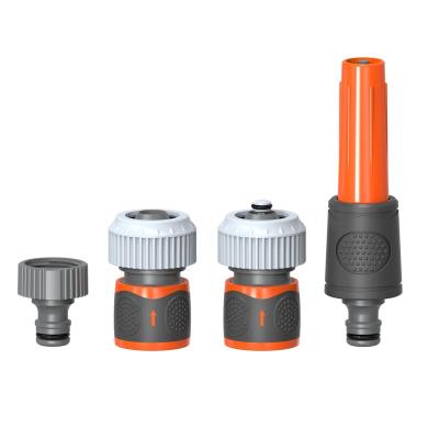 China Garden Tools 4pcs Plastic Hose Connector Set, Fit 3/4