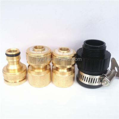 China Connect Water Hose and Water Gun Brass Water Hose Quick Connectors and Tap Adapter Fittings for Irrigation for sale