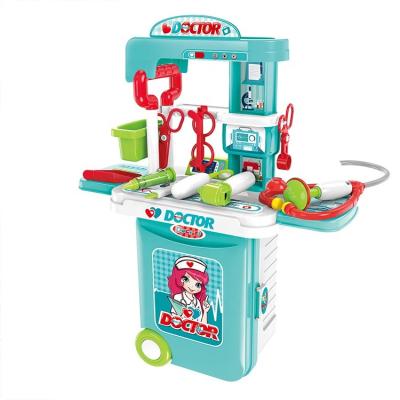 China Study Pretend Toy High Quality Doctor Kits 3in1 Playset Medical Dentist Toys For Children for sale