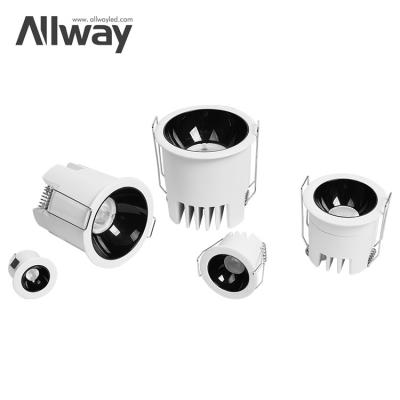 China Newest Modern Allway Mini Small Lighting 50mm Cut Decorative Recessed Celling Down Light Indoor LED Spot Downlight for sale