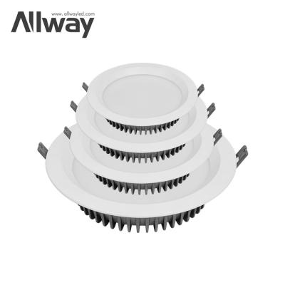 China Allway Zhongshan Modern Indoor Lighting Factory Led Ceiling Light Anti-glare Downlight Led Down Light for sale